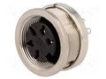 Connector: M16; socket; female; PIN: 5; 5A; 300V; C091D; soldering AMPHENOL C091-31N0051002