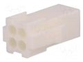 Connector: wire-wire; plug; male; PIN: 4; 4.14mm; for cable; 2x2 TE Connectivity 794939-1