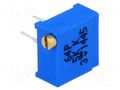 Potentiometer: mounting; horizontal,multiturn; 5kΩ; 500mW; THT VISHAY 64P5K