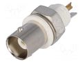 Connector: BNC; socket; female; insulated; straight; 50Ω; soldering TE Connectivity 5227726-3