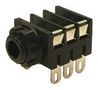 CONN, STEREO, JACK, 3POS, PANEL, BLACK FCR1272