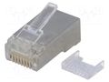 Connector: RJ45; plug; PIN: 8; Cat: 5e; shielded; Contacts: brass CONEC 391J00039X