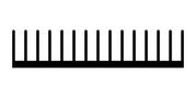 HEATSINK, 1MX76MMX16.8MM, ALUMINIUM SK 686 1000 AL