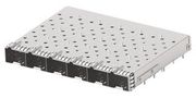 SFP-DD CAGE, 6PORT, TH/PRESS-FIT 2345214-1