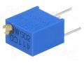 Potentiometer: mounting; multiturn; 5kΩ; 250mW; ±10%; linear; THT BOURNS 3266W-1-502LF