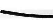 HEAT SHRINK TUBING, 0.375IN ID, PO, BLACK, PK10 6IN PIECES FP301-3/8-6-BLACK-10 PCPKS