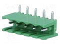 Connector: pluggable terminal block; socket; male; 20A; 320V; THT DEGSON ELECTRONICS 2EDGR-5.0-05P14