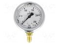 Manometer; 0÷250bar; Class: 1.6; 63mm; Temp: -20÷60°C; steel; 213.53 WIKA 213.53.063.525.MK1