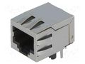 Connector: RJ45; socket; PIN: 8; shielded; Layout: 8p8c; THT ATTEND 210A-11C0A-R