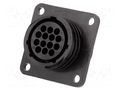 Connector: circular; socket; female; PIN: 14; w/o contacts; size 17 TE Connectivity 206043-1