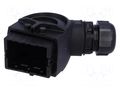 Enclosure for connectors: HDC; size 6B; for cable; IP65; angled HARTING 19411060522