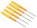 Measuring tip; 3A; 70VDC; yellow; Socket size: 4mm POMONA POM-6411
