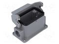 Enclosure for connectors: HDC; size 10B; Han® B; IP65; with latch HARTING 19300101250