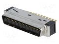 Connector: MDR; PIN: 50; shielded; for cable; polyester; plug; male 3M 10150-3000PE