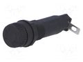 Fuse holder; 5x20mm; 10A; 250V; on panel; Cutout: Ø12.7mm; -40÷85°C LITTELFUSE 03455LF1H