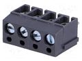 Connector: PCB terminal block; terminal; 24A; 250V; angled 90° DEGSON ELECTRONICS DG300-5.0-4P11A