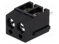 PCB terminal block; angled 90°; 5mm; ways: 2; on PCBs; 2.5mm2; 24A DEGSON ELECTRONICS DG300-5.0-02P13