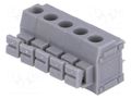 Connector: PCB terminal block; terminal; 8A; 300V; angled 90° DEGSON ELECTRONICS DG235-5.0-05P