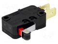 Microswitch SNAP ACTION; 16A/250VAC; 10A/30VDC; SPDT; ON-(ON) OMRON Electronic Components D3V-165-1C5