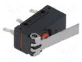 Microswitch SNAP ACTION; 2A/125VAC; 2A/30VDC; with lever; SPDT OMRON Electronic Components D2FD-2L1-1T