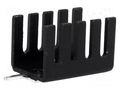 Heatsink: moulded; U; TO202,TO220; black; L: 19.05mm; W: 13.21mm STONECOLD D03PA