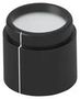 KNOB, ROUND SHAFT, PHENOLIC, 3.17MM PKG50B1/8