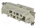 Connector: HDC; contact insert; female; CX; PIN: 4; 80A; 600V; 4+PE ILME CXF4/8
