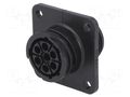 Connector: circular; socket; female; PIN: 7; w/o contacts; size 13 TE Connectivity CPC-0-0211398-1