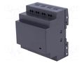 Enclosure: for DIN rail mounting; Y: 76mm; X: 92mm; Z: 60mm; black COMBIPLAST CP-23-106