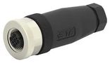 SENSOR CONNECTOR, M12, RCPT, 4POS T4110501041-000