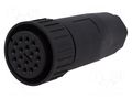 Connector: circular; plug; CM; IP67; PIN: 17; Plating: silver plated HIRSCHMANN CM06EA20-29S