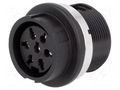 Connector: DIN; socket; female; C091B; PIN: 7; 360°; soldering; 300V AMPHENOL C091-3437-000
