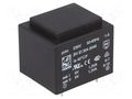 Transformer: encapsulated; 2.6VA; 230VAC; 9V; 9V; 145mA; 145mA; PCB HAHN BVEI3042046