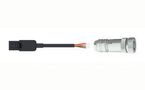 SENSOR CORD, 4 POS M12 PLUG-WTBRCPT, 20M 244447