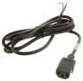 POWER CORD, IEC60320C-13, 2M, 10A, BLACK 17749