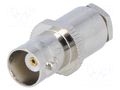 Connector: BNC; plug; female; straight; 75Ω; soldering; RG59 YIZN Jiangsu Tengyu Electronics co. BNC-134
