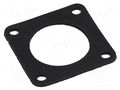 Socket gasket; flange (4 holes); size 14S; 97,MS/DS AMPHENOL BMA31-14