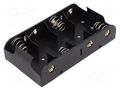 Holder; C,R14; Batt.no: 4; 6F22 type; black COMF BH-243B