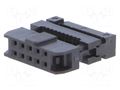Connector: IDC; plug; female; PIN: 10; IDC; for ribbon cable; 2mm CONNFLY AWP2-10