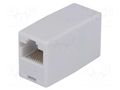 Coupler; 8p8c; RJ45 socket,both sides DIGITUS AT-A8/8