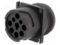 Connector: wire-wire; socket; male; AHD; PIN: 9; for panel mounting AMPHENOL AHD10-9-1939P