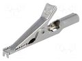 Crocodile clip; 5A; 60VDC; Grip capac: max.16mm; Socket size: 4mm HIRSCHMANN T&M AGF20