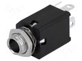 Connector: Jack 6,3mm; socket; female; mono; ways: 2; straight AMPHENOL ACJM-MVS-2S