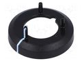 Nut cover with pointer; ABS; black; push-in; Ø: 19.3mm OKW A7516010
