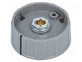 Knob; with pointer; ABS; Øshaft: 6mm; Ø40x15.5mm; black; A2640 OKW A2640068