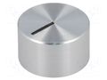 Knob; with pointer; aluminium,plastic; Øshaft: 4mm; Ø12x7.2mm OKW A1412441