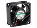 Fan: DC; axial; 12VDC; 60x60x25mm; 61.2m3/h; 43dBA; Vapo; 13.7mmH2O SUNON PMD1206PTV1A