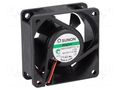 Fan: DC; axial; 12VDC; 60x60x25mm; 61.2m3/h; 43dBA; Vapo; 13.7mmH2O SUNON PMD1206PTV1A