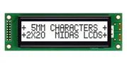 LCD MODULE, 20 X 2, COB, 5.55MM, FSTN MC22005A6W-FPTLWI-V2