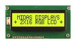 LCD MODULE, 16 X 2, COB, 5.23MM, FSTN MD21605A6W-FPTLRGB